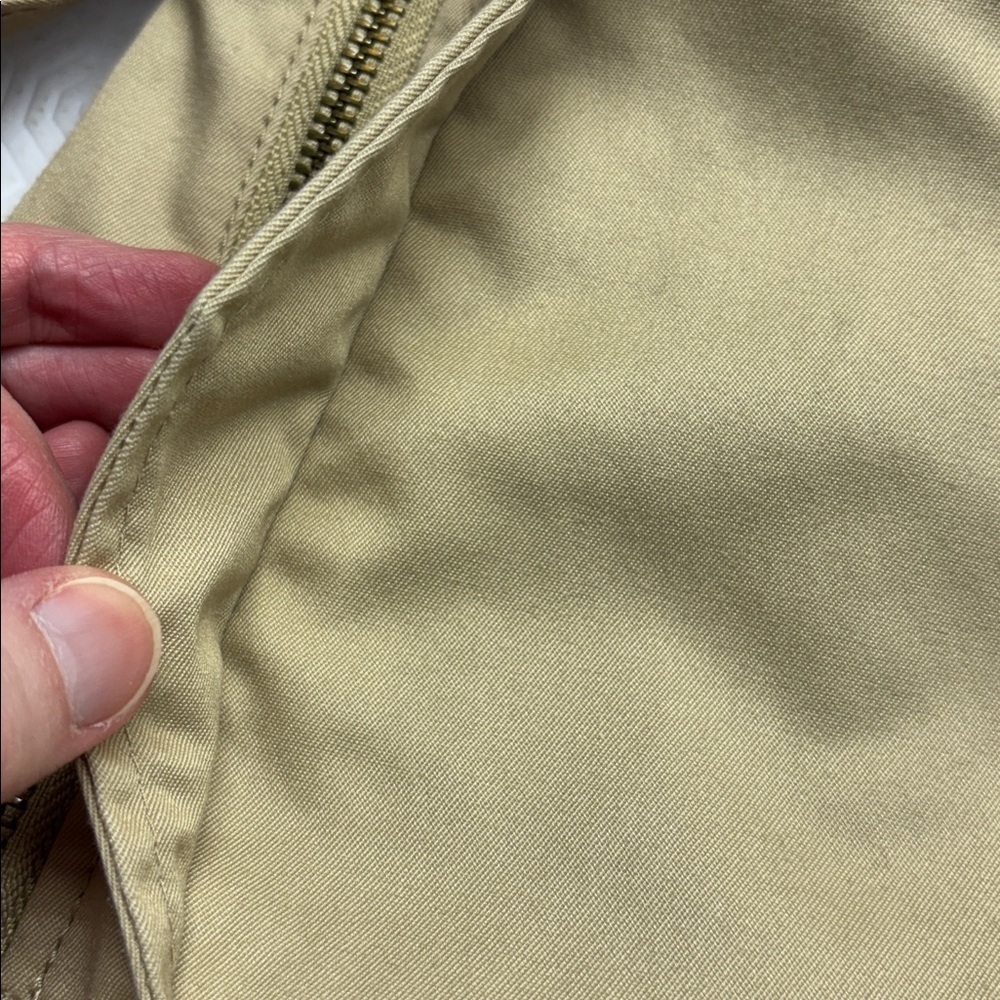 H and M Double Breasted Raglan Trench Coat Jacket Size 14 Colour Tan - Picture 5 of 15